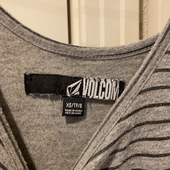 Striped Volcom Fashion Tee - Picture 2 of 4